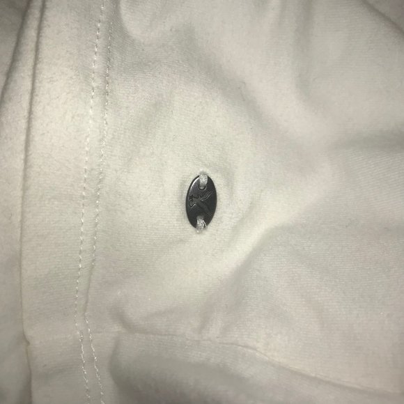 American Eagle Scoop Neck Low Back White Crop Top - Picture 5 of 6